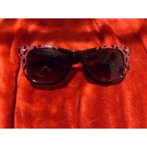 Betsey Johnson Wayfarer Leopard Sunglasses